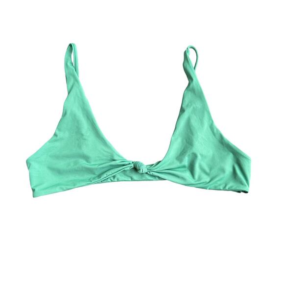 Toast Swim x Free People Signature Knot Top Pine Green Size Large - Picture 7 of 10